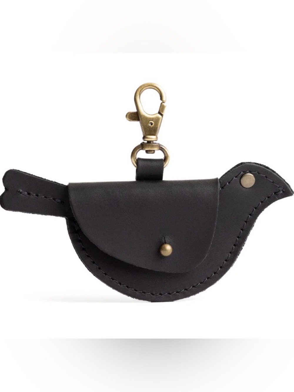 Portland Leather Mockingbird Keychain Bag Charm  NWT